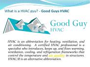 What is a HVAC guy?  - Good Guys HVAC