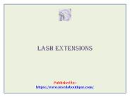 Lash Extensions
