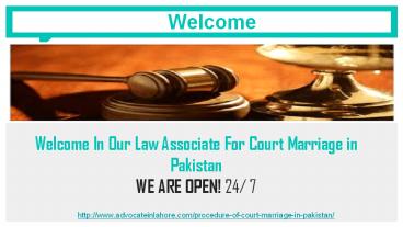 Get Know Legal Way For Court Marriage Procedure in Pakistan