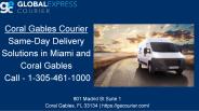 Miami Courier Delivery Service - Global Express Courier