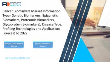 Cancer Biomarkers Market