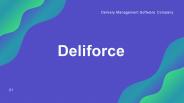 deliforce - Delivery Management software