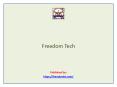 Freedom Tech PowerPoint PPT Presentation