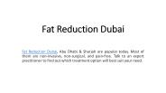 Fat Reduction Dubai