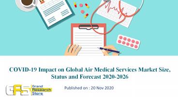 COVID-19 Impact on Global Air Medical Services Market Size, Status and Forecast 2020-2026