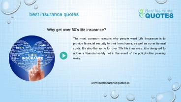 Why get over 50’s life insurance?