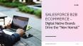 Salesforce B2B Ecommerce – Digital Native Brands Drive the “New Normal” PowerPoint PPT Presentation