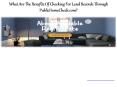 What Are The Benefits Of Checking For Land Records Through Publichomecheck.com? PowerPoint PPT Presentation