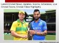 Check the Latest Cricket News, Updates, Scores and Cricket Video Highlights PowerPoint PPT Presentation