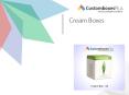 Custom Cream Boxes Packaging PowerPoint PPT Presentation
