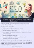 Why You need SEO? The Basics of Search Engine Optimization PowerPoint PPT Presentation
