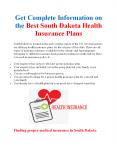 Get Complete Information on the Best South Dakota Health Insurance Plans PowerPoint PPT Presentation