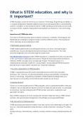 What is STEM education, and why is it important? PowerPoint PPT Presentation