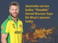 cricket betting Sites Australia versus India: “Humble” David Warner Says He Won’t answer India PowerPoint PPT Presentation