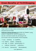 Green Benefits of Thrift Shopping