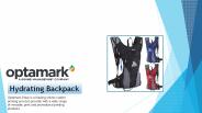 Custom Hydrating Backpack - Optamark