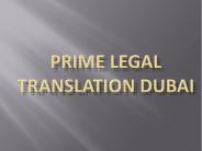 Legal Translation in Dubai