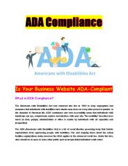 ADA Compliance