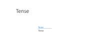 Tense in Hindi