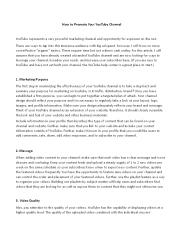 How to Promote Your YouTube Channel (1)