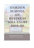 Darden MBA Essay Question 2019-20 | MBADecoder PowerPoint PPT Presentation