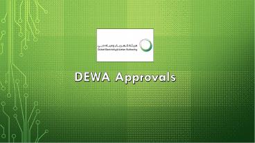 DEWA Approvals
