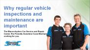Why regular vehicle inspections and maintenance are important