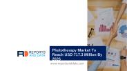 Phototherapy Market Insights, Forecast to 2027