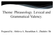 Phraseology