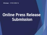 Online Press Release Distribution Service - Press Release Power