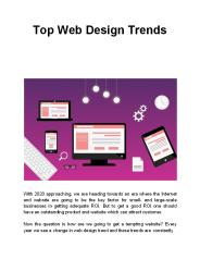 Top Web Design Trends