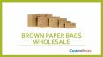 Brown Paper Bags Wholesale For Sale at iCustomBoxes