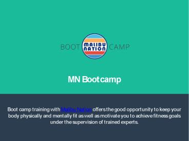 Malibu Nation Boot Camp