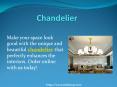 Chandelier PowerPoint PPT Presentation