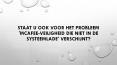 STAAT U OOK VOOR HET PROBLEEM 'MCAFEE-VEILIGHEID DIE NIET IN DE SYSTEEMLADE' VERSCHIJNT? PowerPoint PPT Presentation