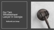 Qui Tam Whistleblower Lawyer In Georgia - Bothwell Law Group