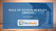 Role of EdTech in Study Abroad