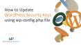 How to Update WordPress Security Keys using wp-config.php file PowerPoint PPT Presentation
