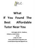 What If You Found The Best Affordable Tutor Near You PowerPoint PPT Presentation