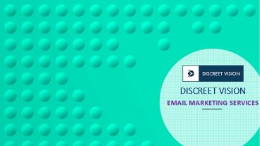 Email Marketing Services