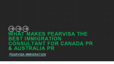 BEST IMMIGRATION CONSULTANT FOR CANADA PR & AUSTRALIA PR