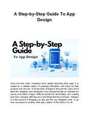 A Step-by-Step Guide To App Design (1)