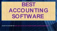 Best Accounting software | Key Features & Benefits | Recent Developments | 360quadrants