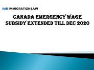 Canada Emergency Wage Subsidy Extended Till Dec 2020