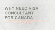 Why need Visa Consultant For Canada