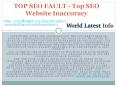 TOP SEO FAULT - Top SEO Website Inaccuracy PowerPoint PPT Presentation