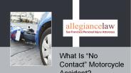 What Is “No Contact” Motorcycle Accident?