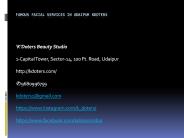 Famous Facial Services in Udaipur KDoters