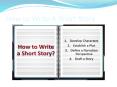 How to Write A Short Story PowerPoint PPT Presentation