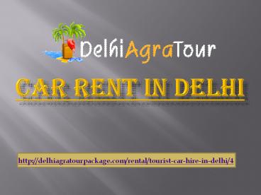 Car rent in Delhi